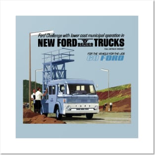 FORD D SERIES TRUCKS - advert Posters and Art
